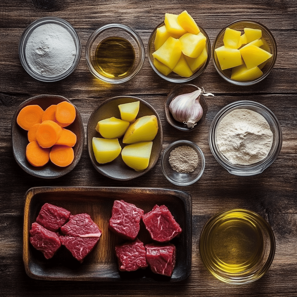 Ingredients for Dinty Moore Beef Stew