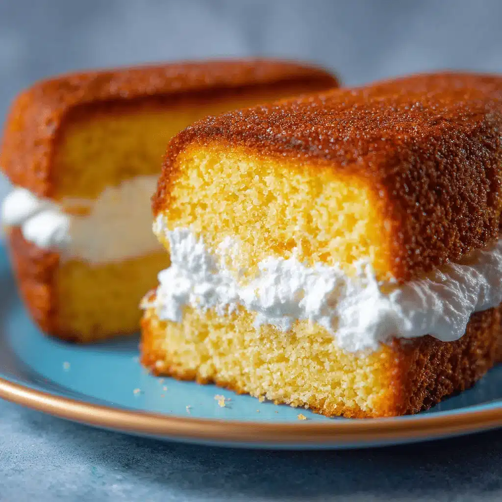 Bundt-style Twinkie Cake with marshmallow filling