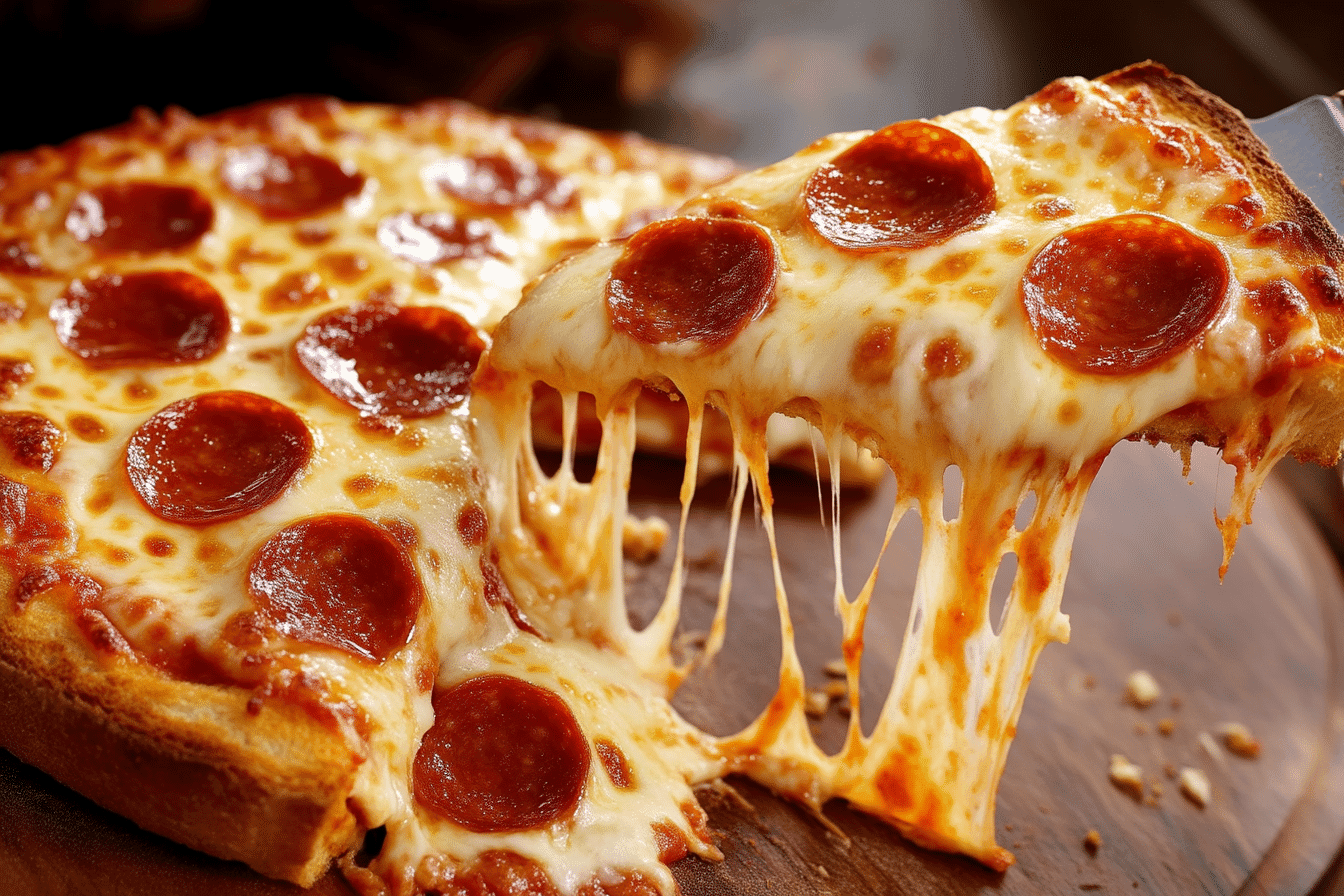 Pizza Lava Toast with melted cheese and pepperoni