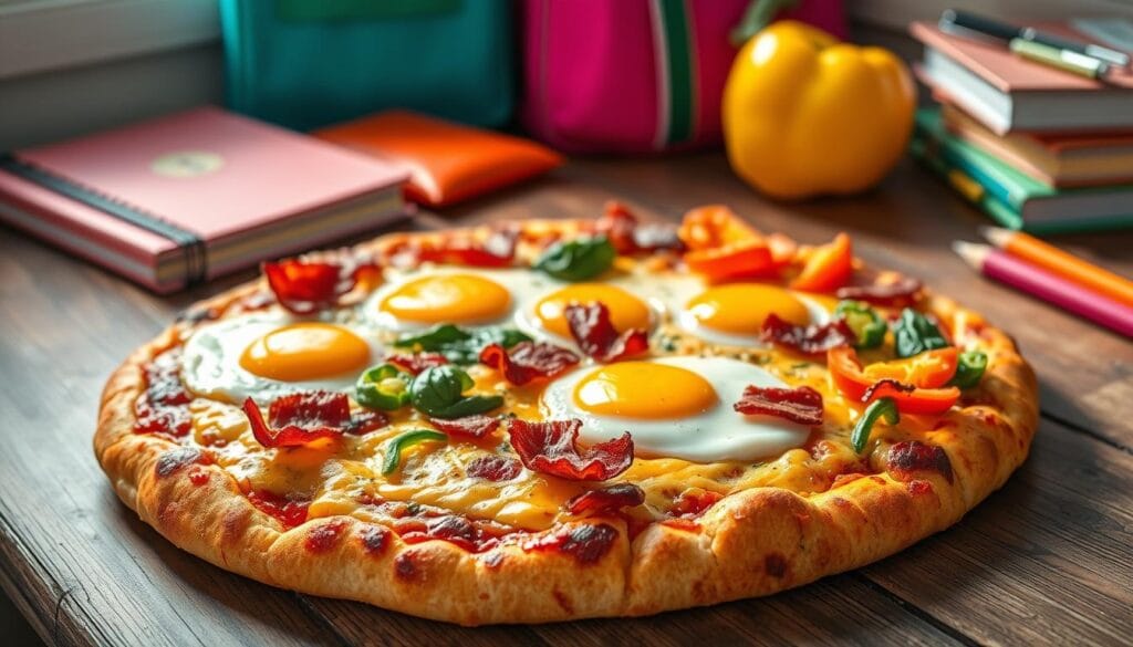 breakfast pizza for schools