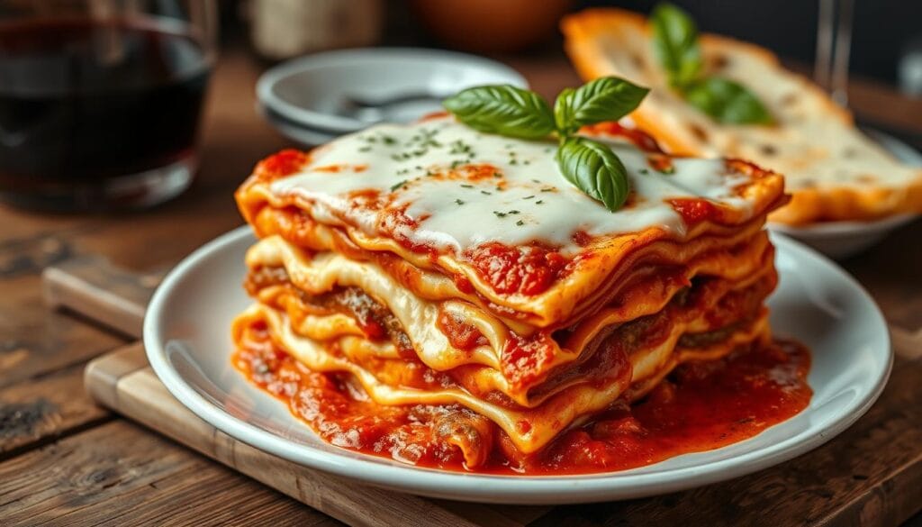 homemade lasagna