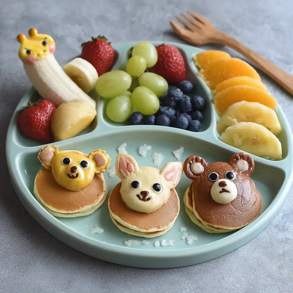 Fun pancake shapes for picky toddlers