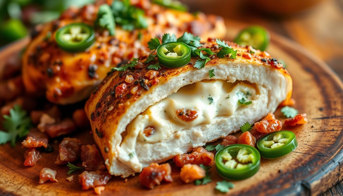 Jalapeno Popper Stuffed Chicken