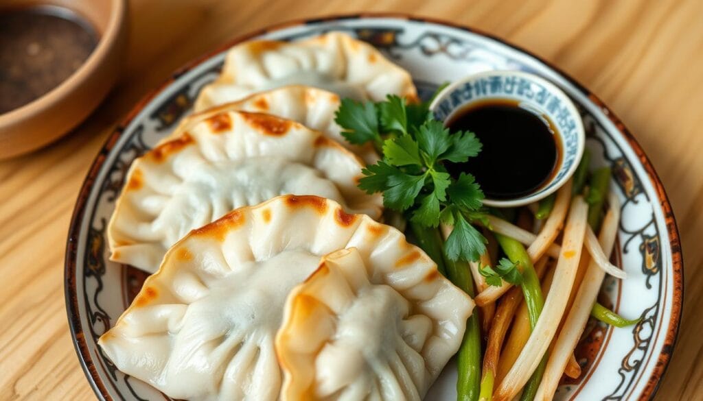 chicken gyoza