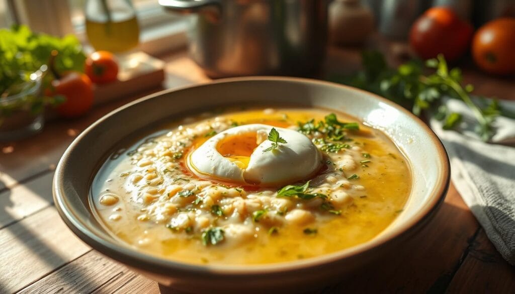 pastina soup with egg