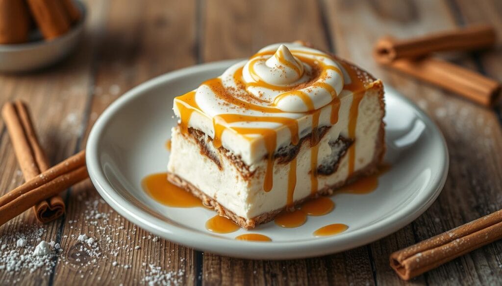 cinnamon roll cheesecake