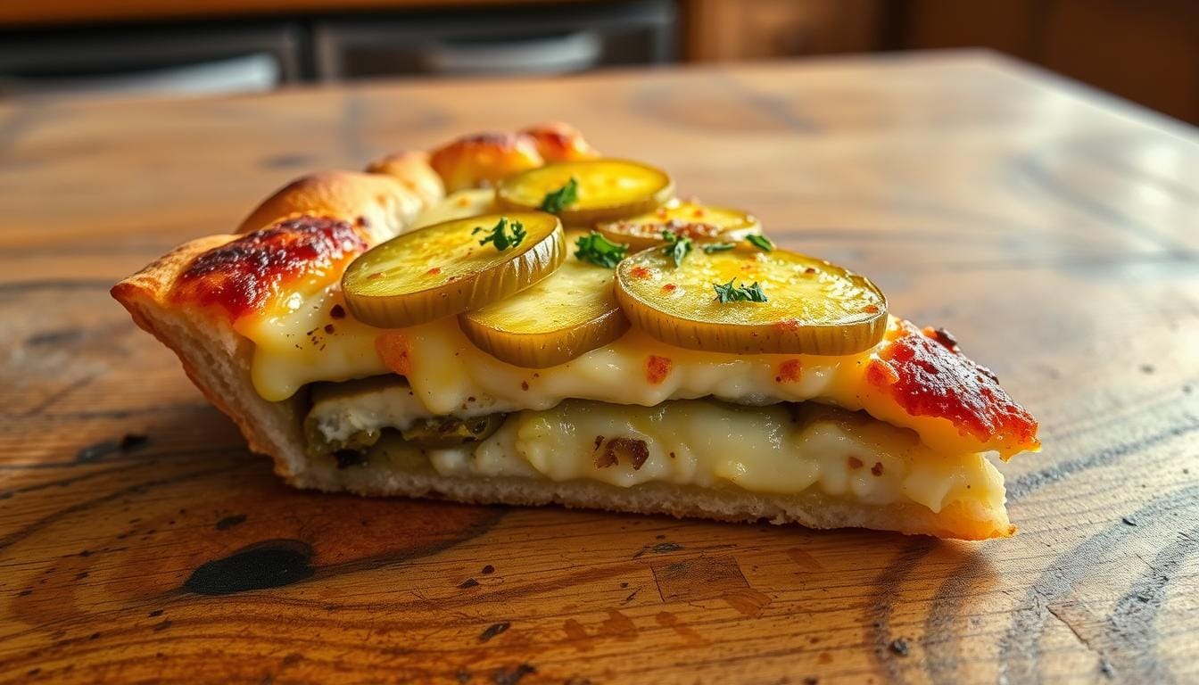 Pickle pie pizza