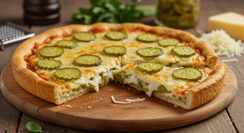 Pickle pie pizza