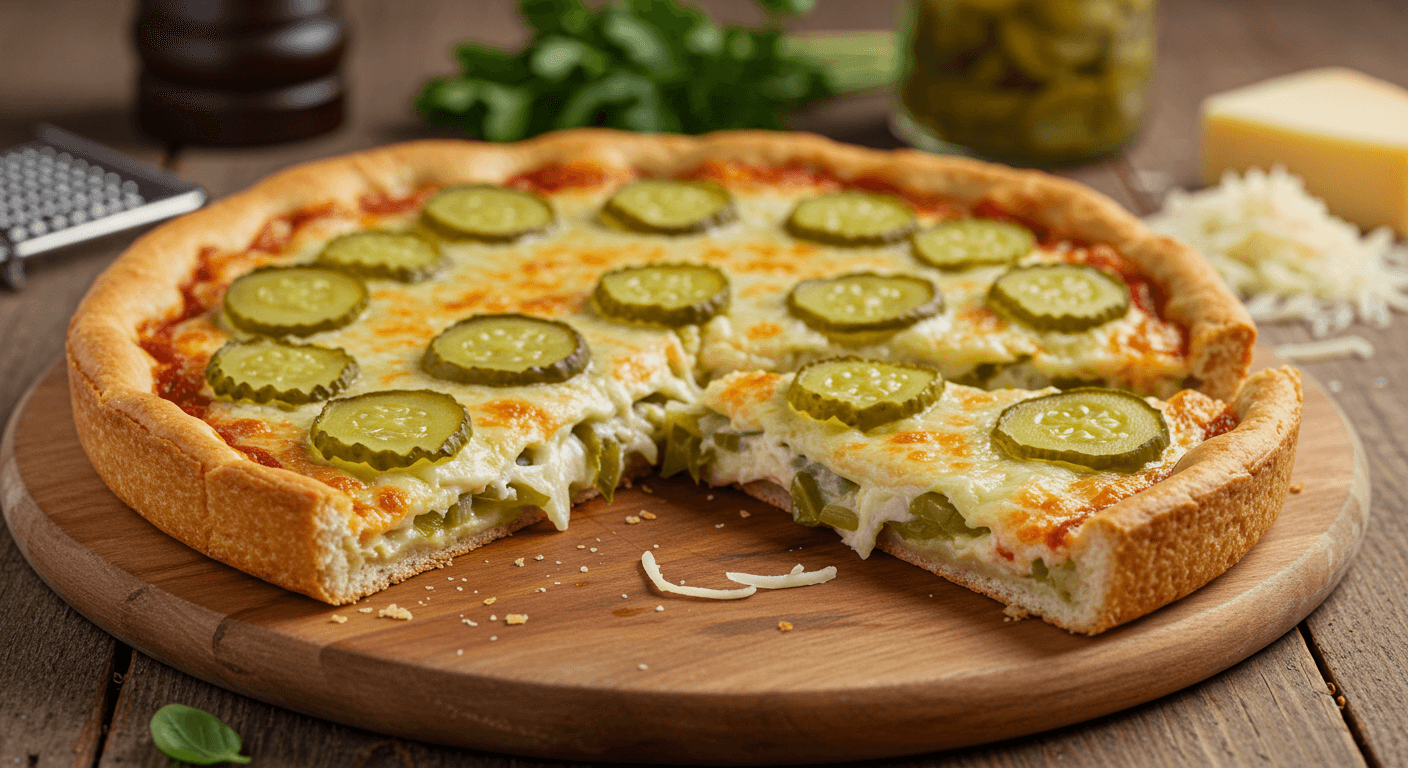 Pickle pie pizza