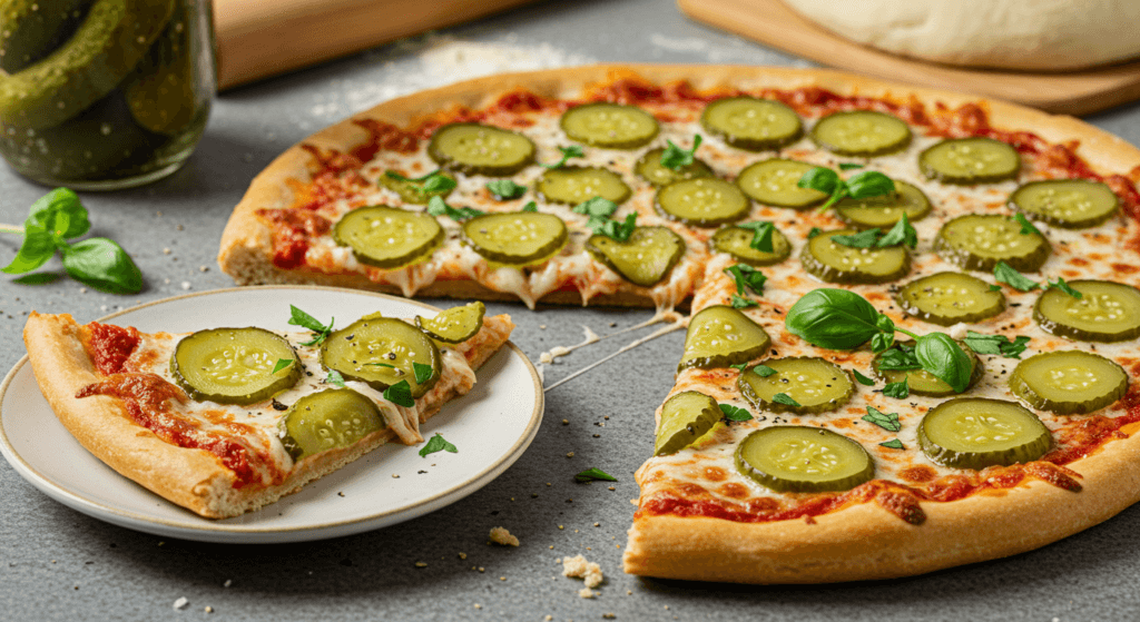 Pickle pie pizza