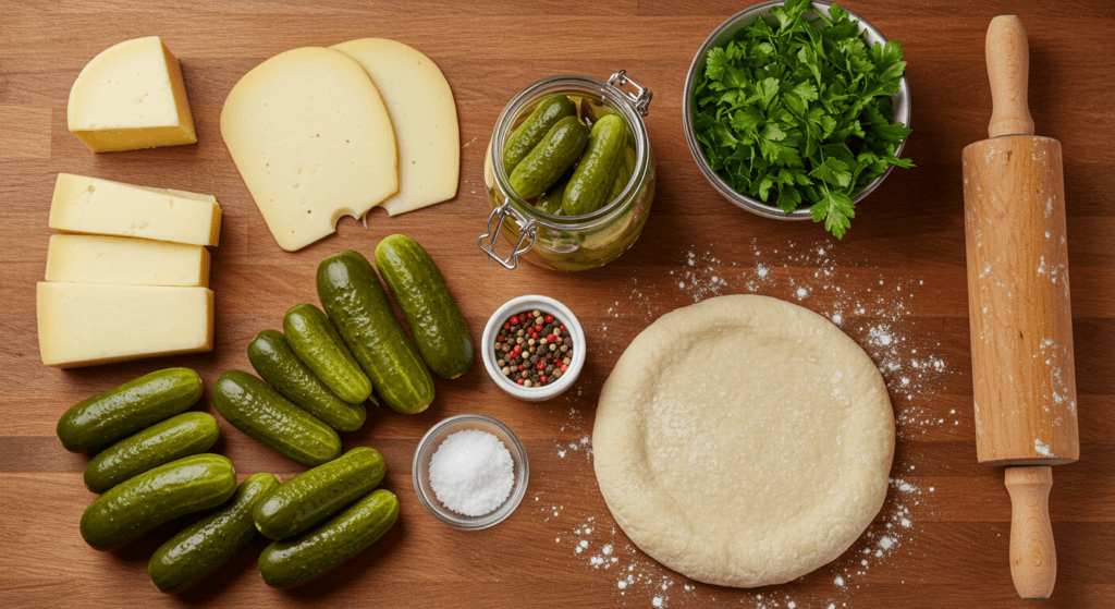 Pickle pie pizza