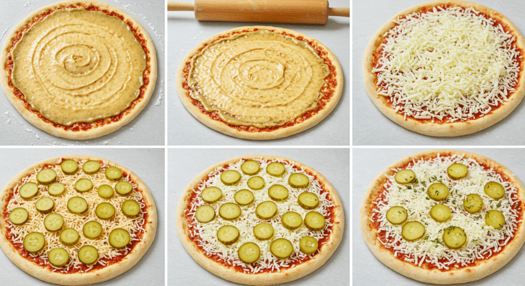 Pickle pie pizza