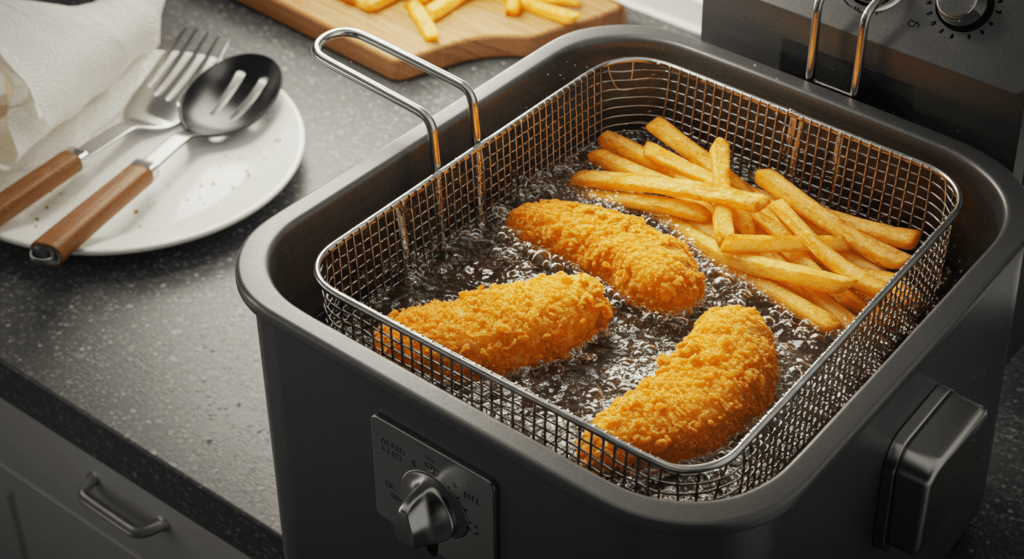 Chicken Tenders and Golden Fries