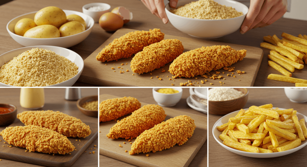 Chicken Tenders and Golden Fries