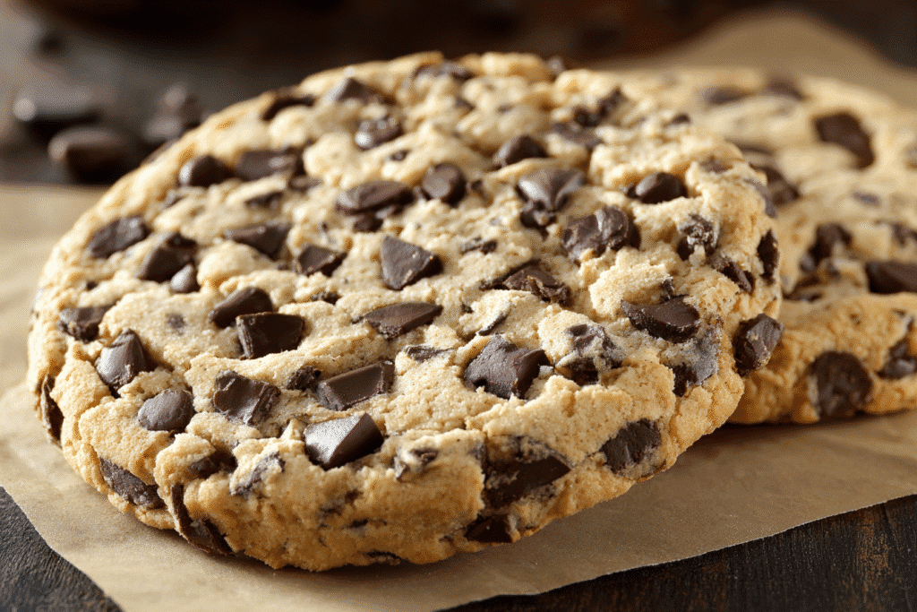 Freshly baked protein cookies recipes with chocolate chips