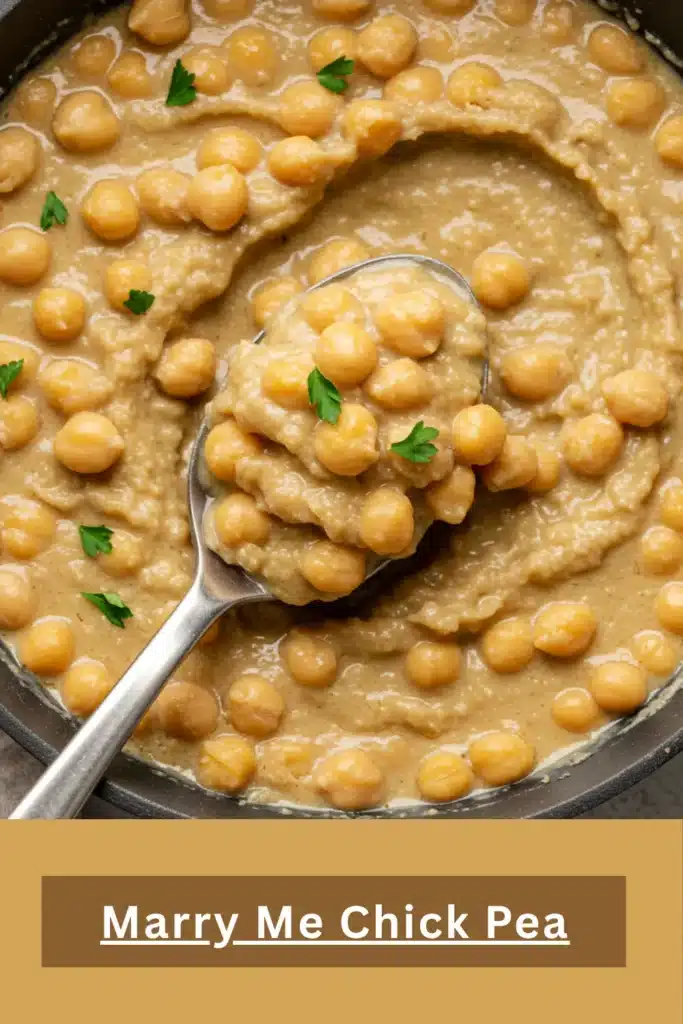 Marry Me Chick Pea in recipe card style photo