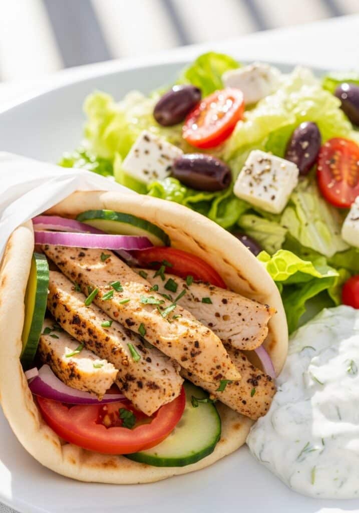 Mediterranean Chicken Gyros