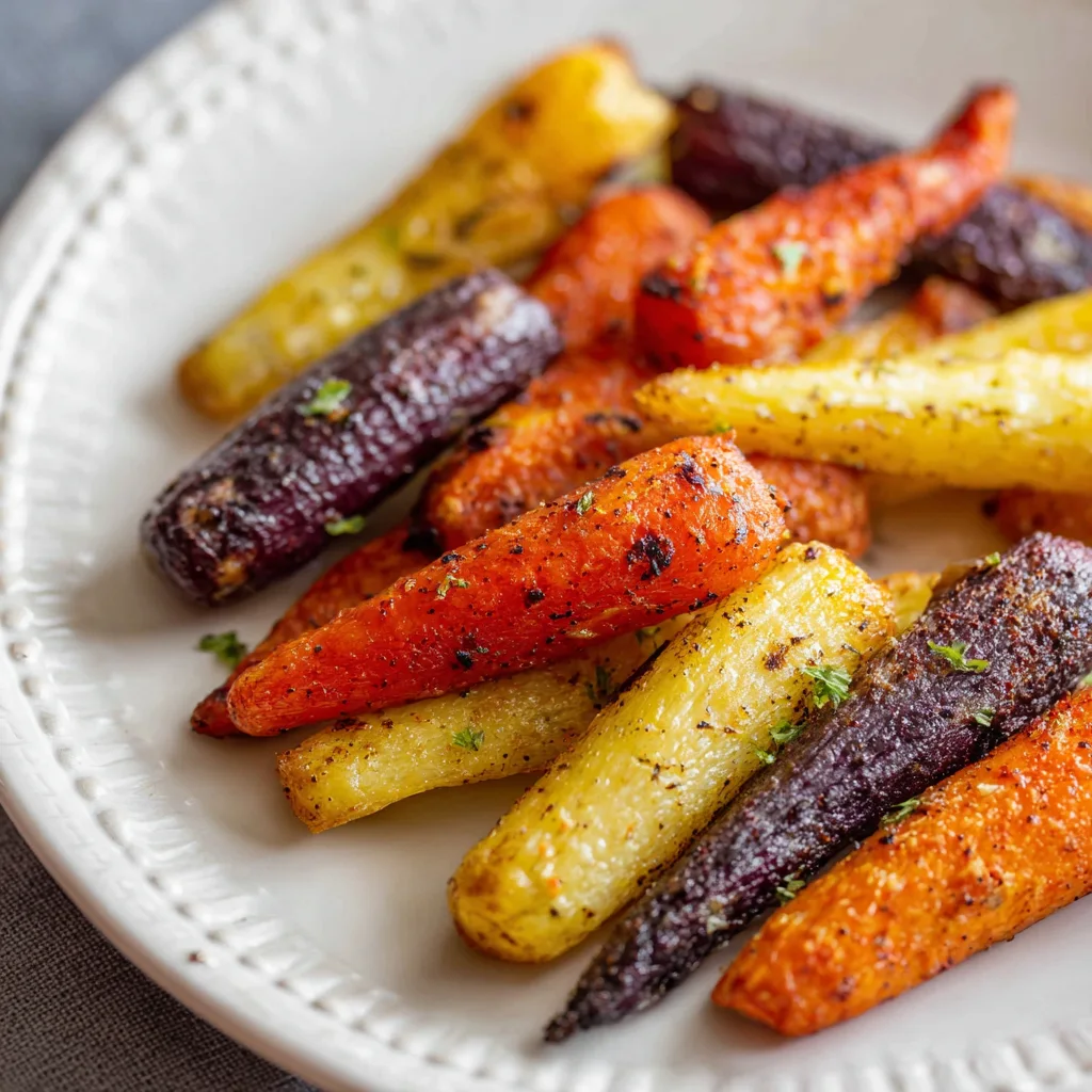 Air Fryer Rainbow Carrots