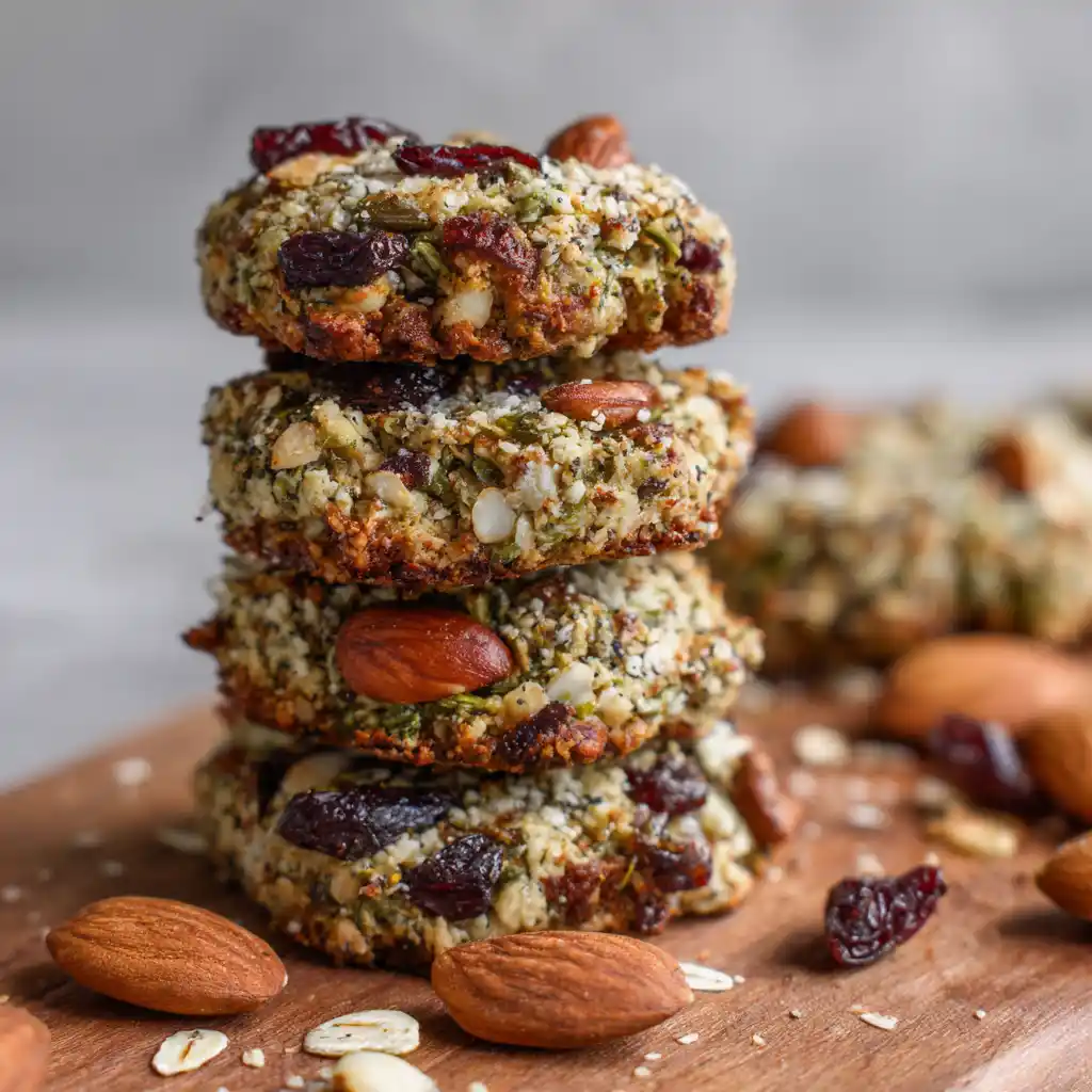 Healthy Nut & Seed Energy Cookies