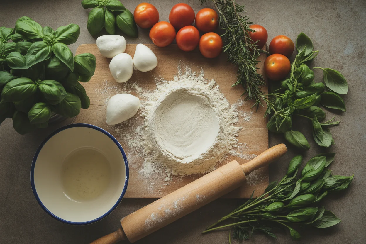 Caprese Salad with GF Breadsticks