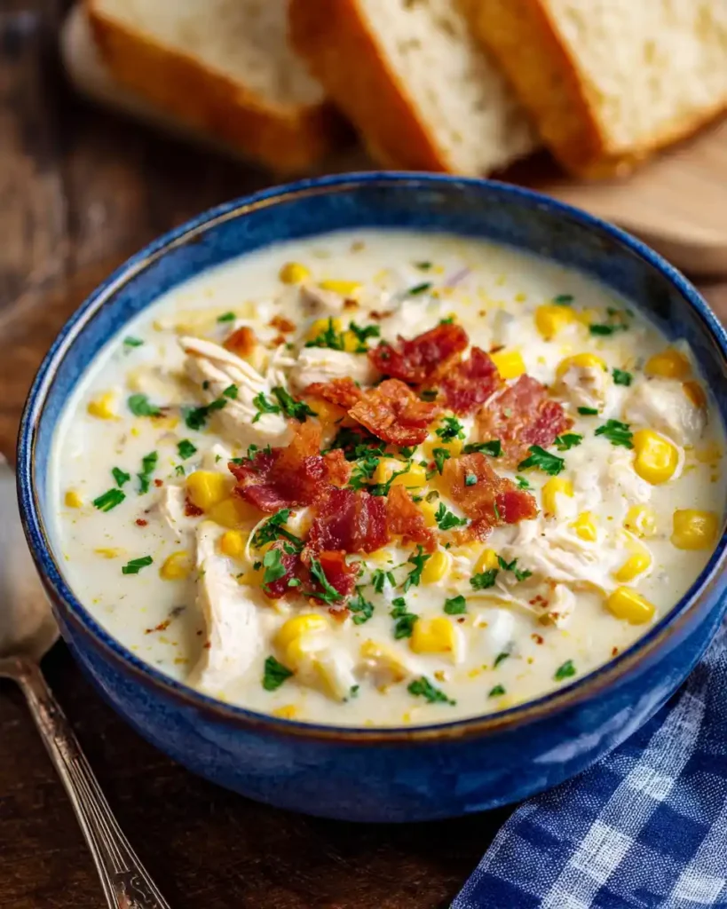 Crockpot Chicken Corn Chowder