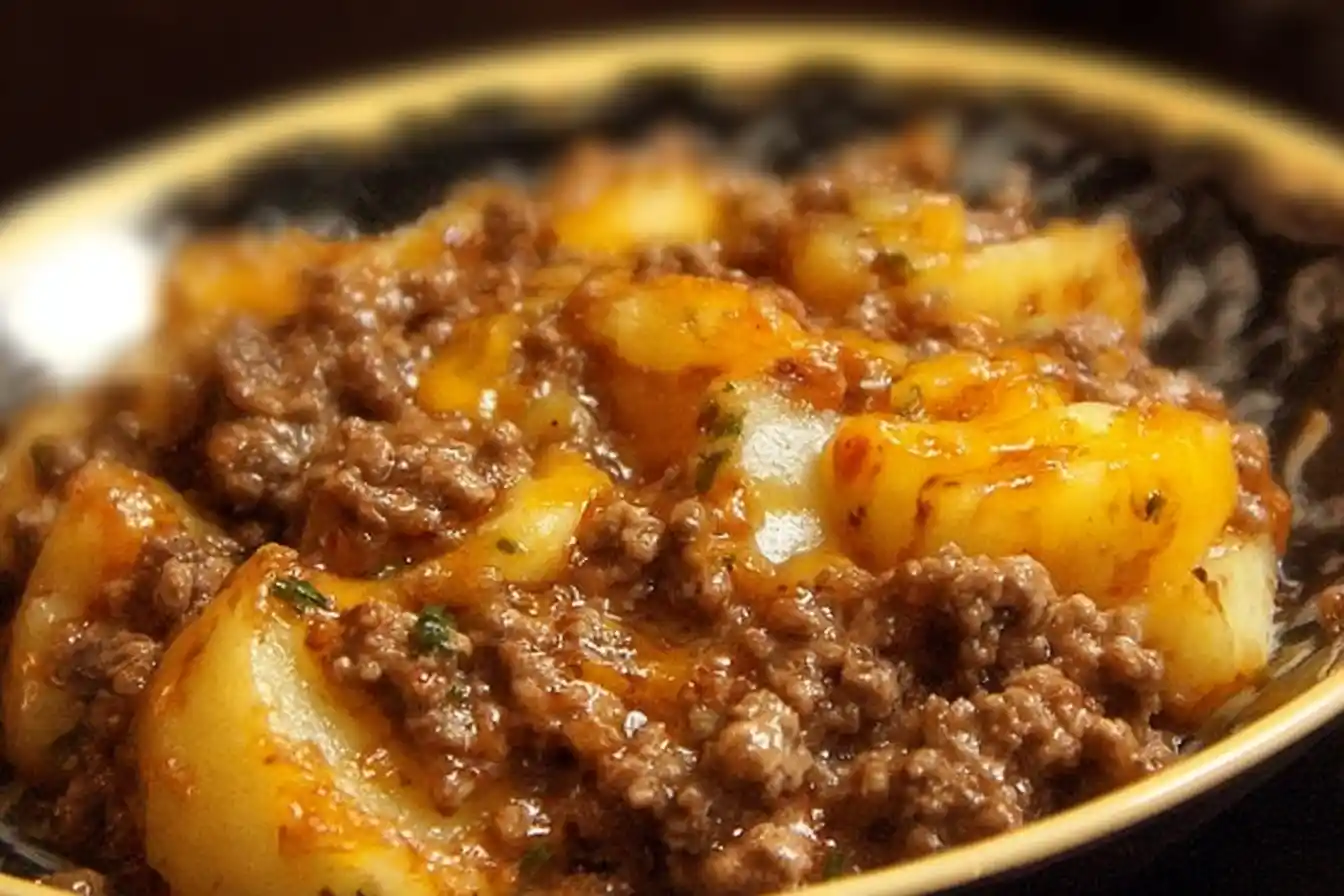 Crockpot Hamburger Potato Casserole