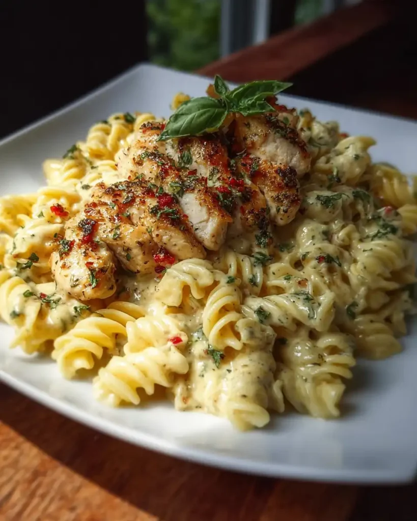 Garlic Parmesan Chicken Pasta
