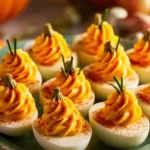 Pumpkin Patch Deviled Eggs