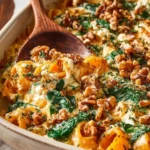 Pumpkin Feta Pasta