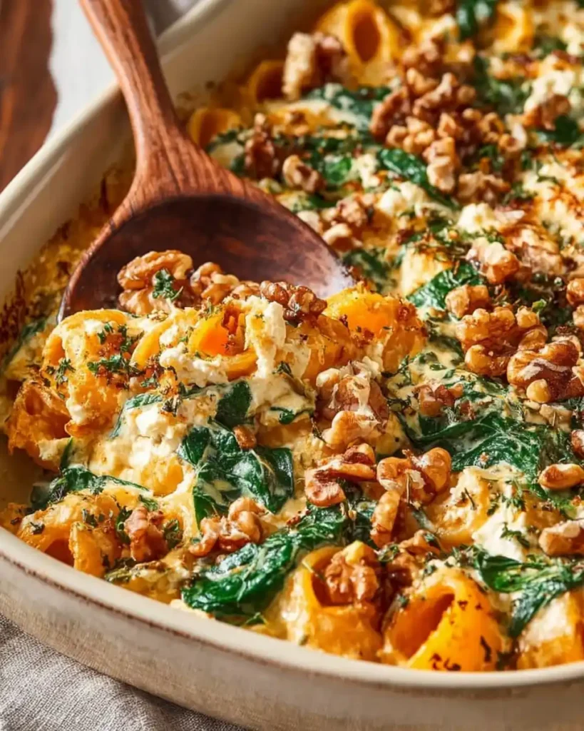 Pumpkin Feta Pasta