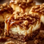 Caramel Apple Cheesecake Bars