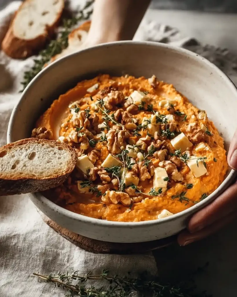 Pumpkin Whipped Feta Dip