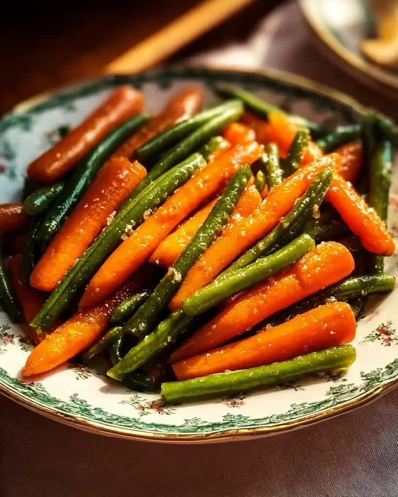 Honey Glazed Carrots & Green Beans