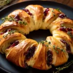Turkey Cranberry Crescent Ring
