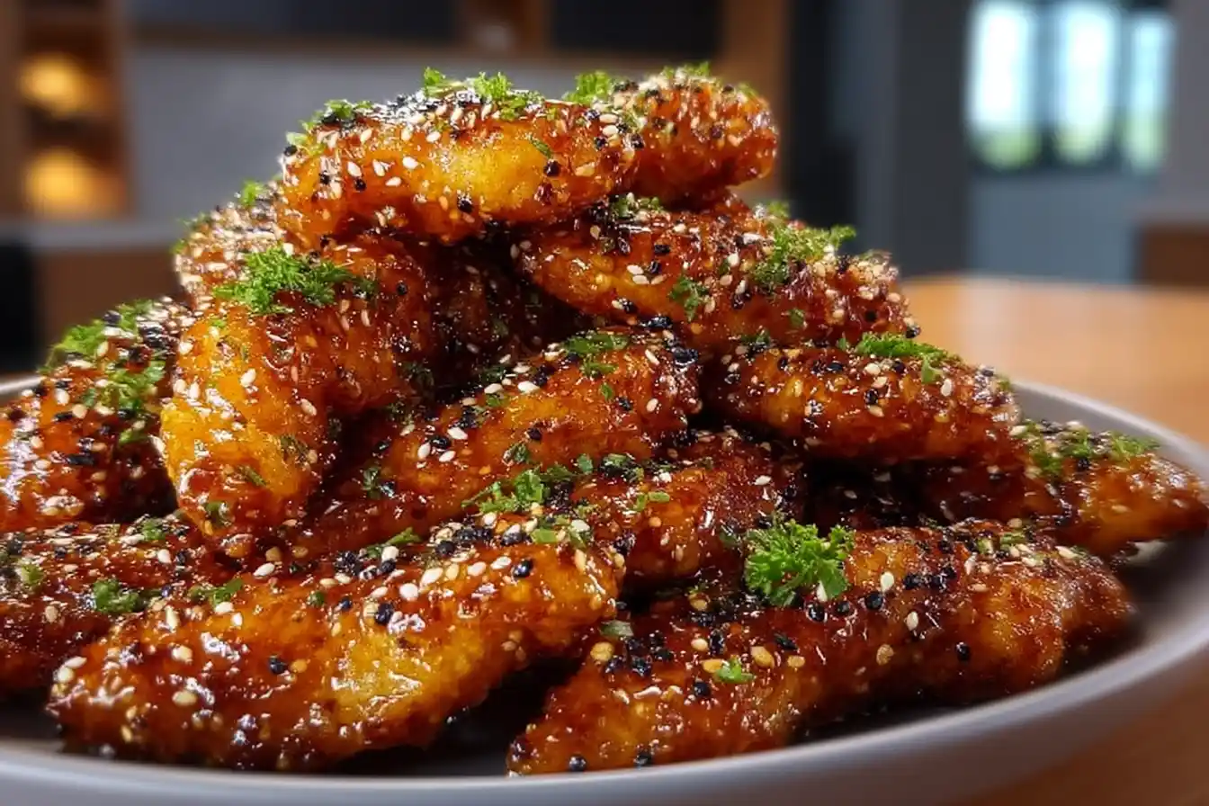 Air Fryer Honey Butter Garlic Chicken Tenders
