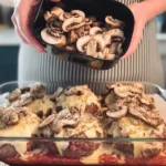Delicious easy burger dinner served on a plate with fresh ingredients