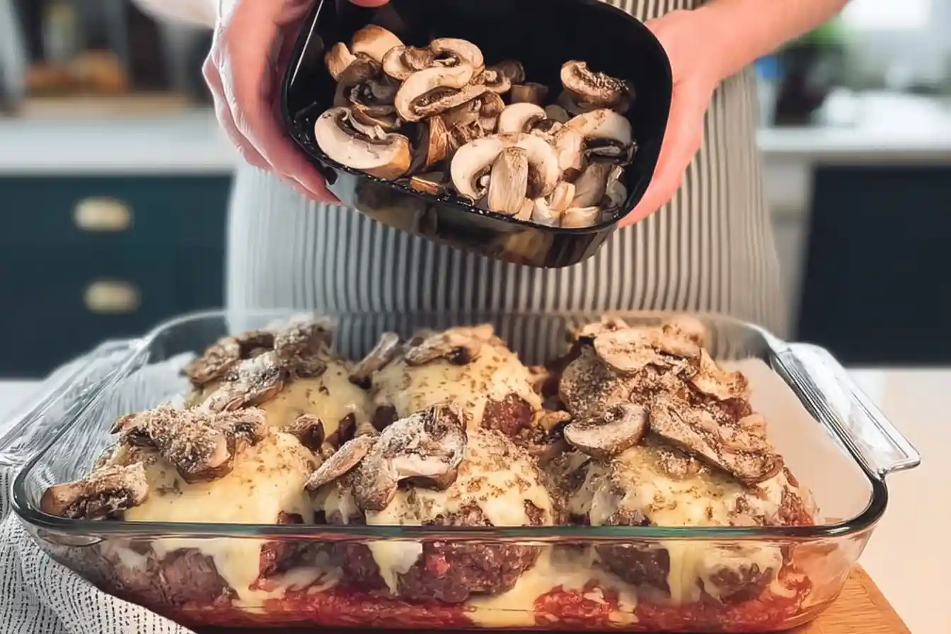 Delicious easy burger dinner served on a plate with fresh ingredients