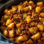 one-pan-ground-beef-and-potato-dinner