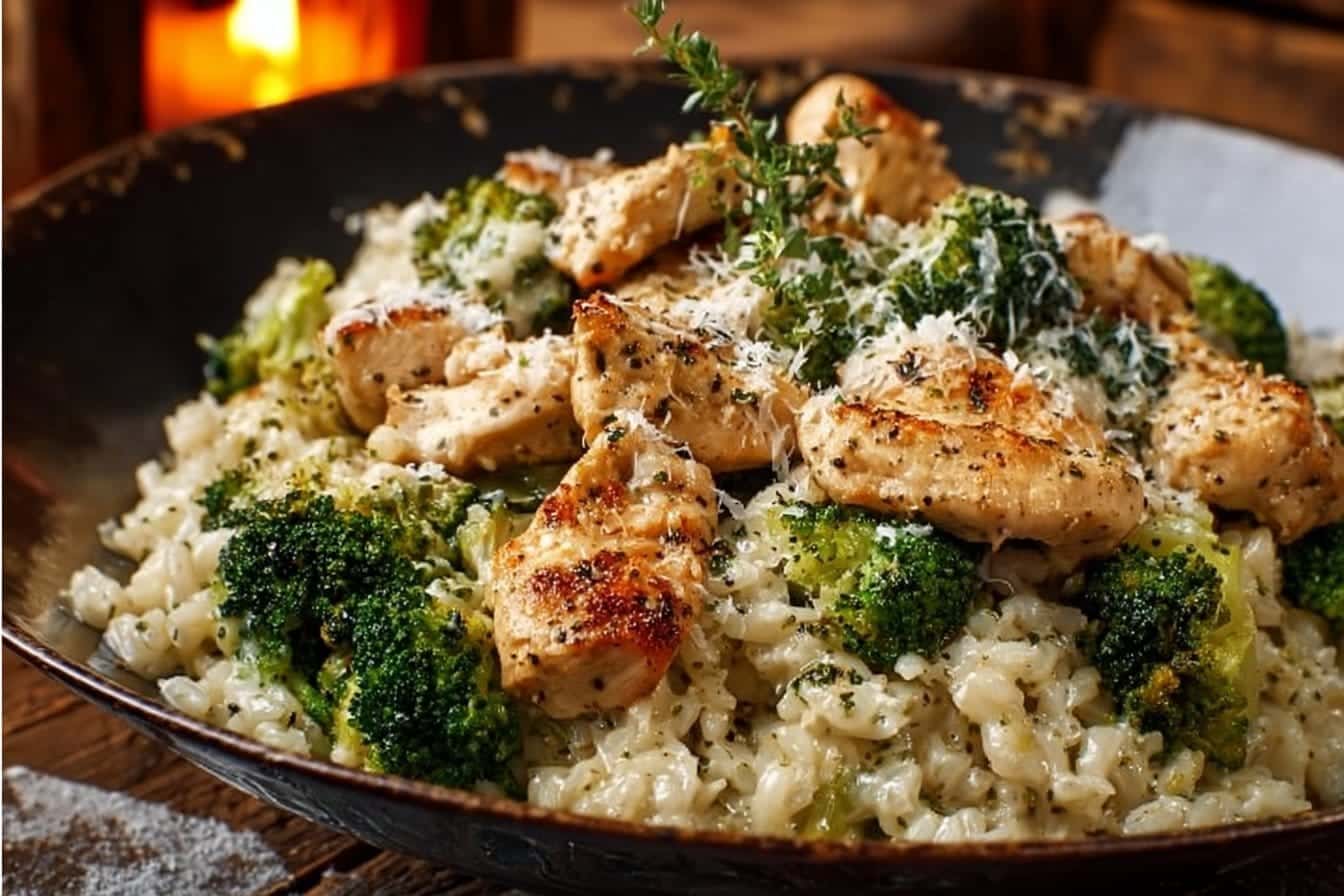 Creamy Parmesan Chicken and Broccoli Rice: A Delightful Meal!