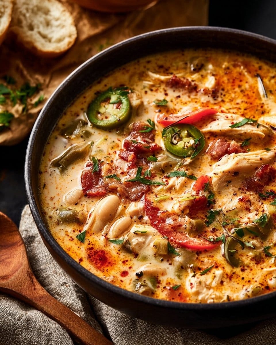 Cajun White Chicken Chili
