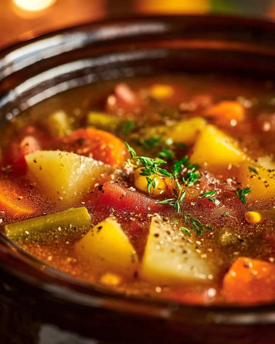 Crockpot Harvest Vegetable Soup