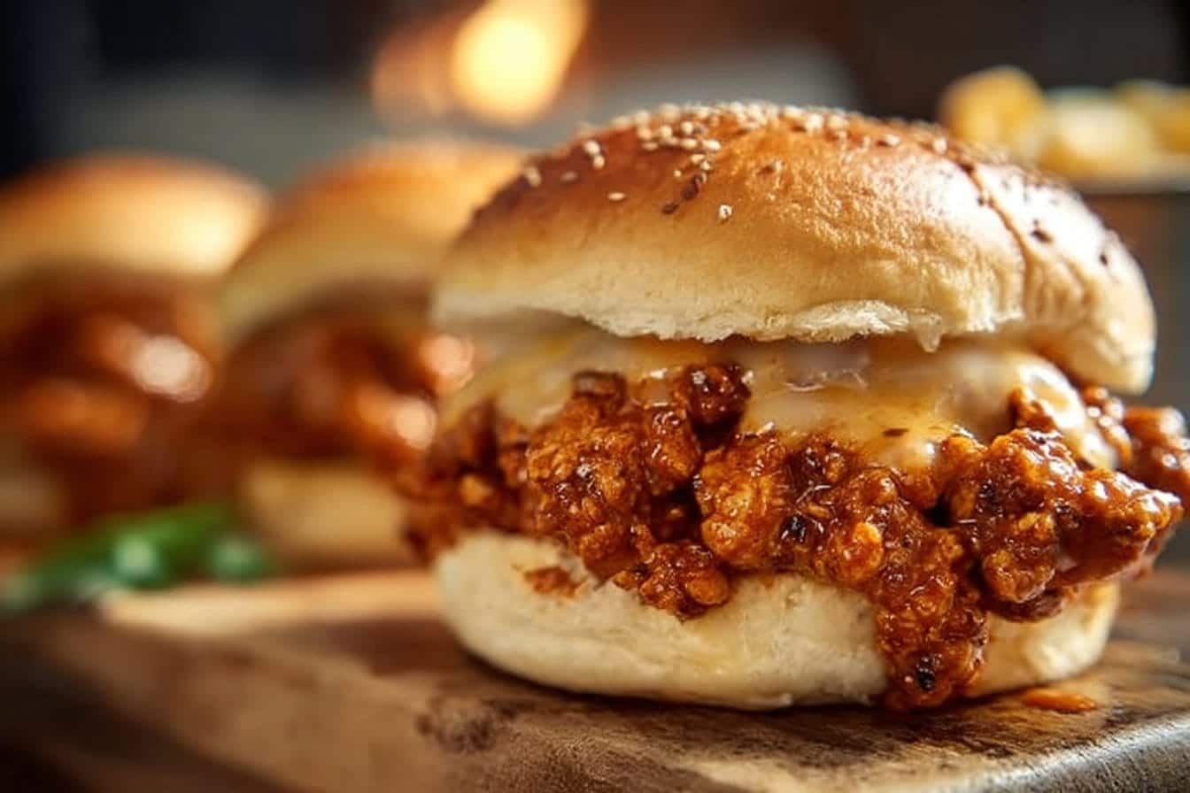 Cajun Chicken Sloppy Joes