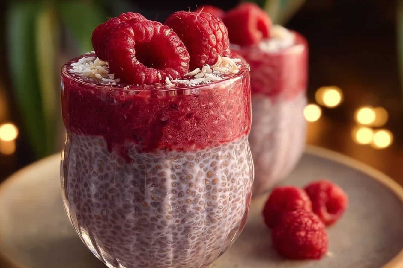 Raspberry Chia Pudding