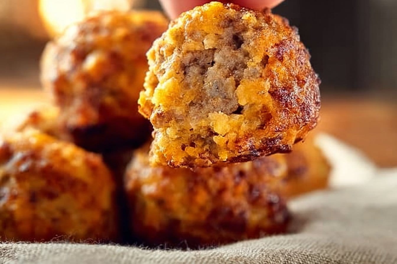 Bisquick Sausage Balls