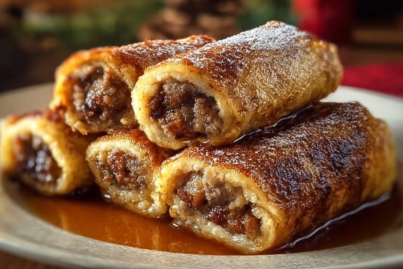 Sausage French Toast Roll-Ups
