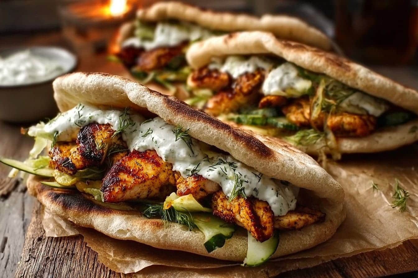 Sheet Pan Chicken Pitas with Herby Ranch