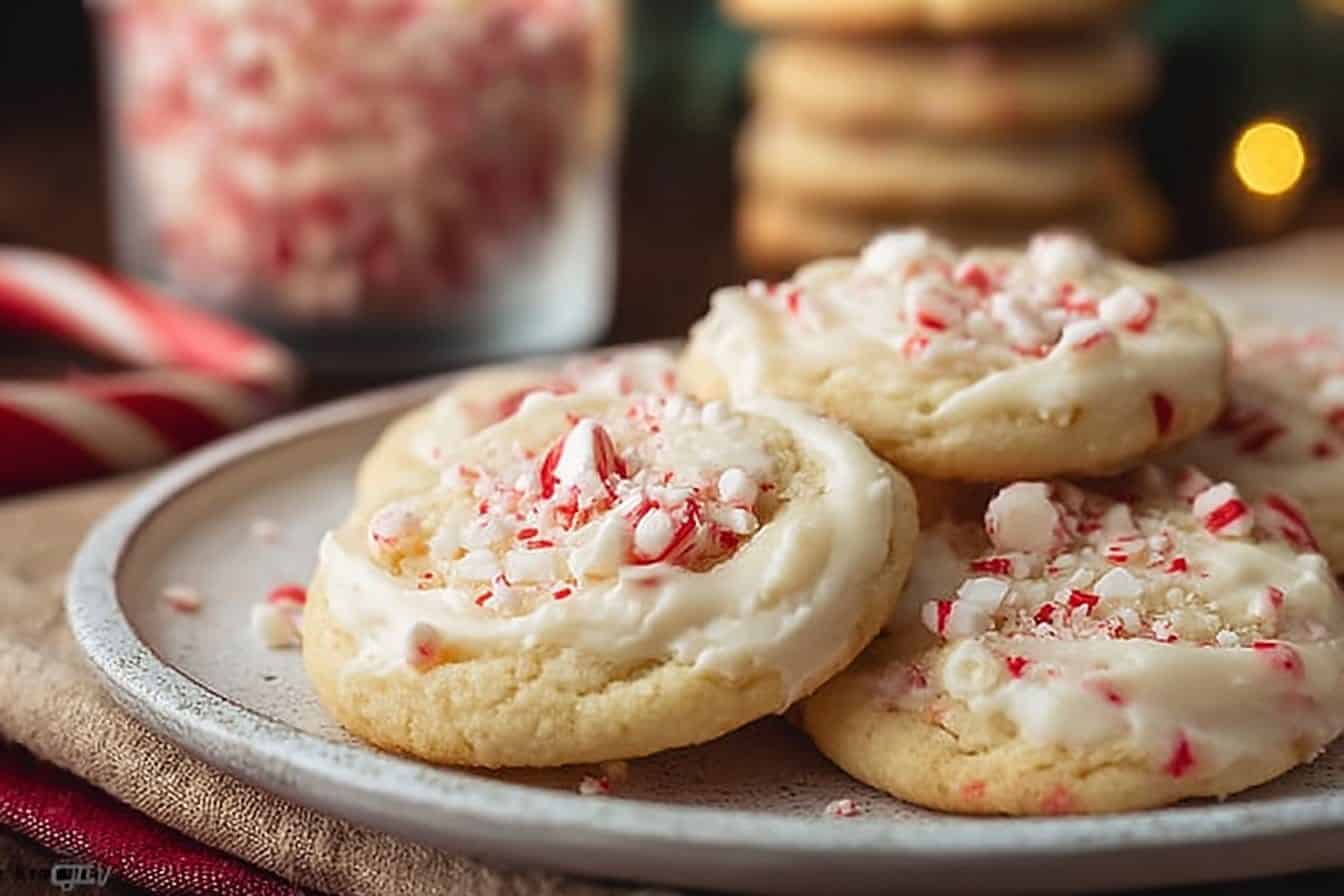 White Peppermint Cookies