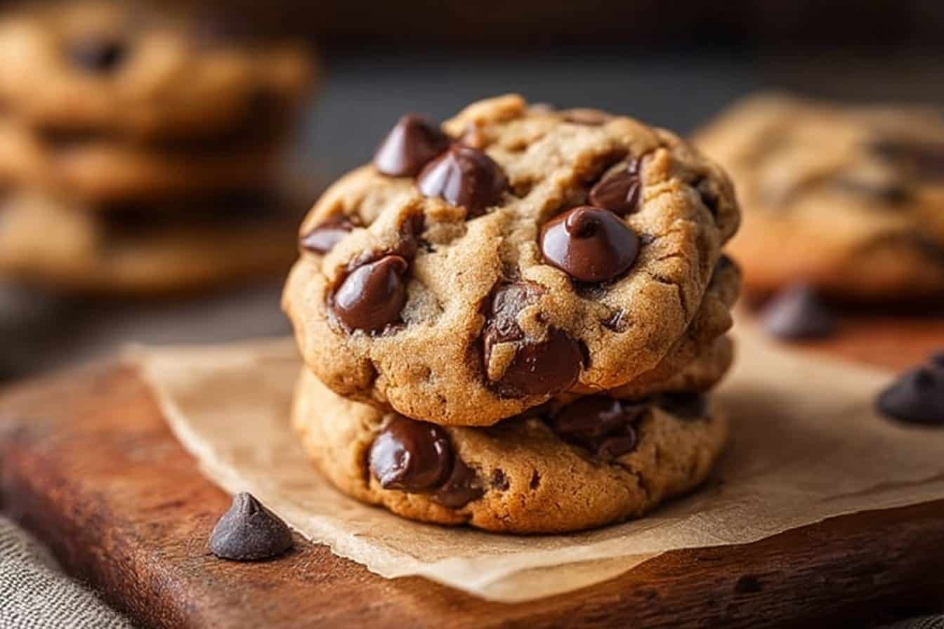 Easy Peanut Butter Chocolate Chip Cookies