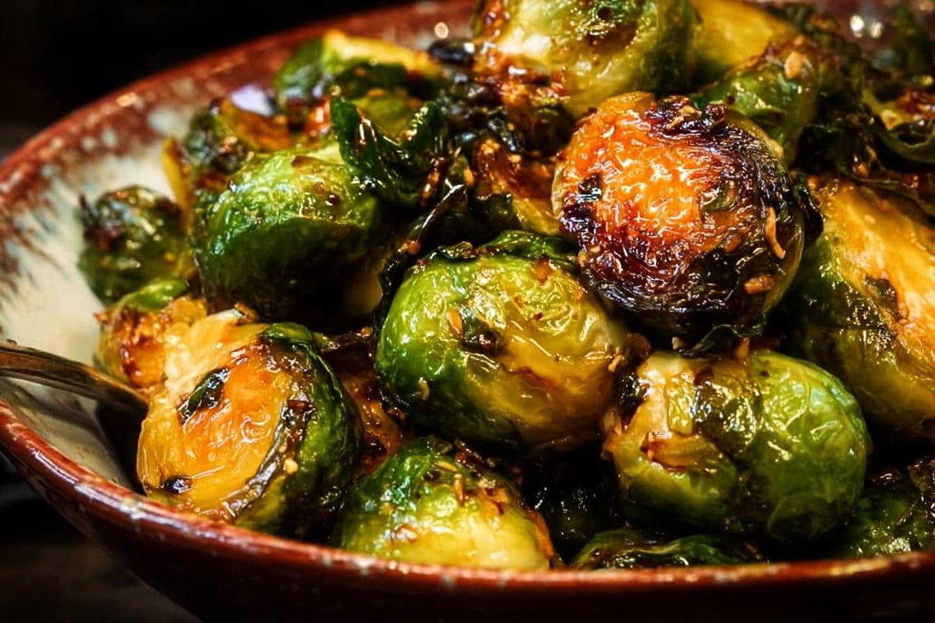 Honey Balsamic Brussels Sprouts