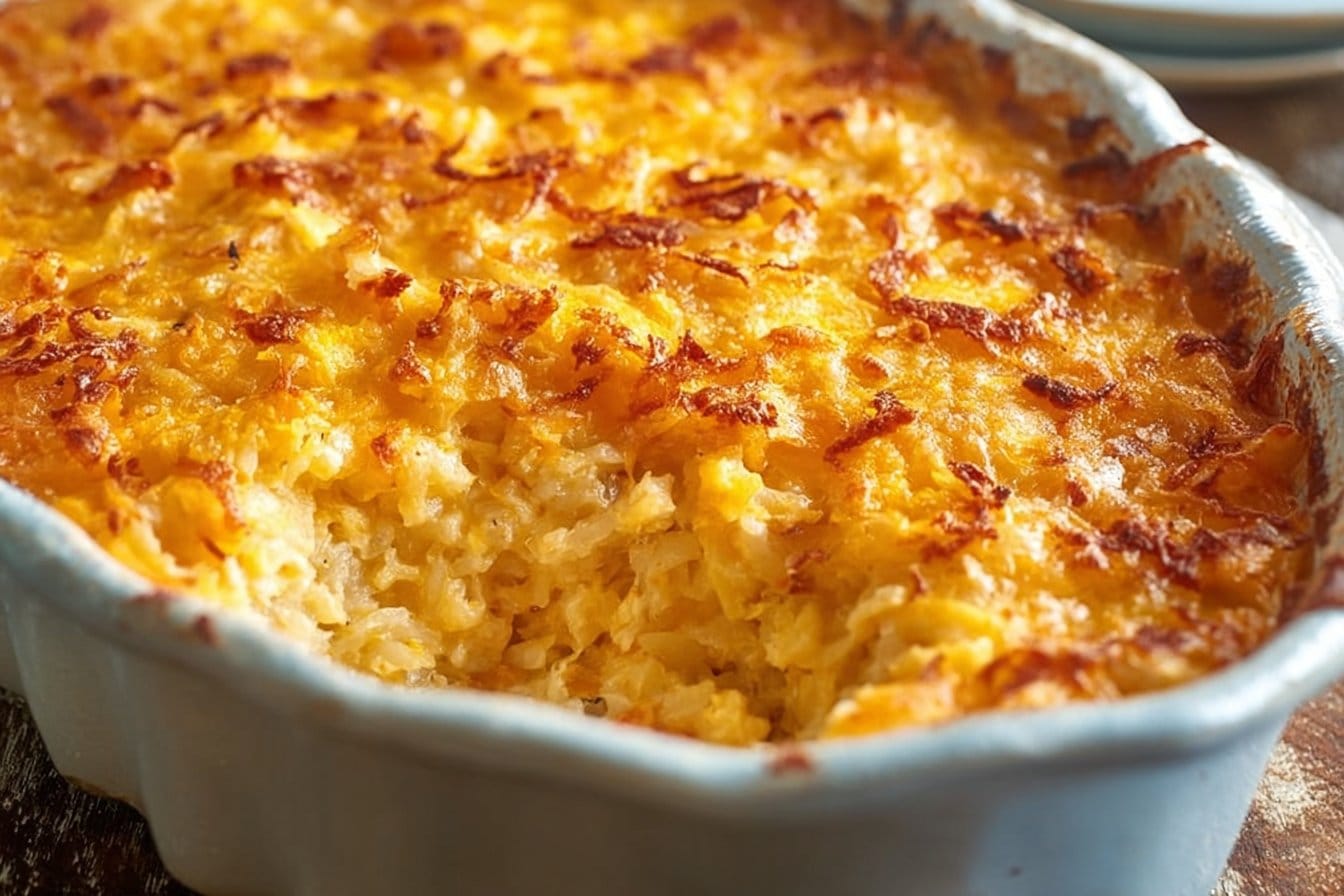 Cheesy Hashbrown Potato Casserole